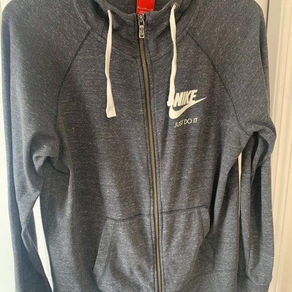 Nike Mens Grey Hoodie - Picture 1 of 12